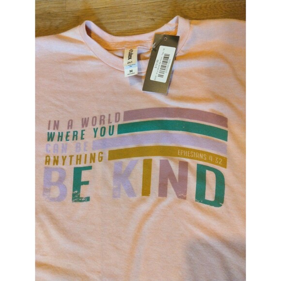 Tee shirt NWT women's Medium graphic-T religious Be kind - Picture 2 of 4